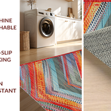 Artisanal Rustic Patchwork Design(Red)