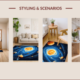 Solar System Planets Playmat(Blue)