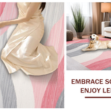 Abstract Pink and White Fusion(Pink)