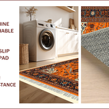 Boho Non Slip Playroom(Orange)
