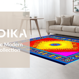 Exuberant Peaceful Vibe Tapestry(Red)