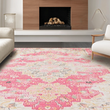 Elegant Ogee Patterned Accent(Pink)