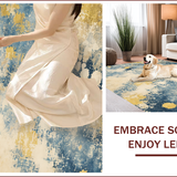 Modern Abstract Non Slip(Blue)