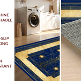 Navy Gold Tiled Aesthetic(Blue)