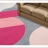 Modern Pink Gray Entryway Marble Texture(Gray)