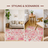 Artful Abstract Tiled Design(Pink)