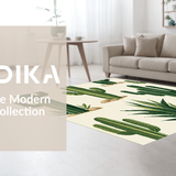 Vibrant Floral Geometric Motif(Green)
