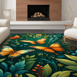 Artful Dark Green Floral Palette(Green)