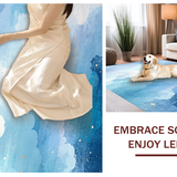 Adorable Ethereal Floating Shapes(Blue)
