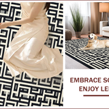 Modern Monochrome Trellis Aesthetic(Black)
