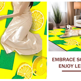 Rustic Farmhouse Lemon Blossom Design(Yellow)