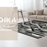 Chic Modern Graphic Stripe(Gray)