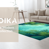 Tropical Floral Mosaic Aesthetic(Green)