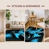 Lively Blue Tones Design(Blue)