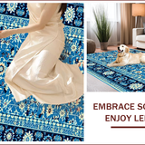 Machine Retro with Rubber Backing(Blue)