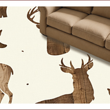 Shaggy Faux Deer Fur for Kids Play Area and Nursery(Beige)
