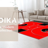 Dynamic Court Inspired Graphic Style(Red)