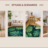 Quirky Green Plant Motif Design(Green)