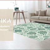 Ultra Soft Area Rug, Non Slip, Stain Resistant, Washable Area Rugs for Living Room, Bedroom, vintage insect pattern(Ivory) - ODIKA