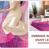 Artistic Abstract Pink Blue Fusion(Pink)