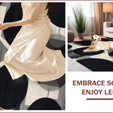 Enchanting Circular Geometric Fusion(Black)