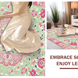 Elegant Beige Garden Motif(Green)