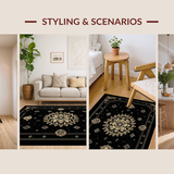 Vibrant Tasseled Medallion Style(Black)