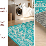 Minimalist Graphic Trellis Elements(Blue)