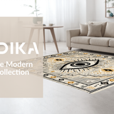 Modern Ogee Patterned Delight(Beige)