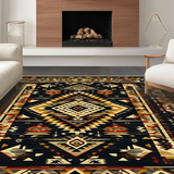 Striking Abstract Aztec Aesthetics(Black)