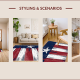 Rustic Vintage Flag Design(Red)