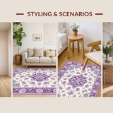 Rustic Lavender Trellis Design(Ivory)