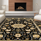 Artistic Grey Tinted Flower Design(Black)