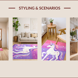 Vibrant Abstract Dreamy Landscape(Pink)