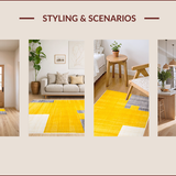 Vibrant Modern Geometric Composition(Yellow)