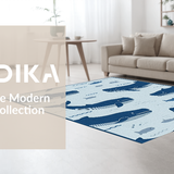 Adorable Coastal Wildlife Patterning(Blue)