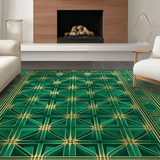 Abstract Gold Gray Fusion(Green)