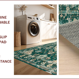 Rustic Earth Tone Tiled Design(Green)