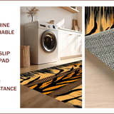 Bold Tiger Print Decorative Accent(Beige)