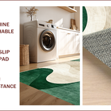 Sage Green Minimalist Area for Pet Friendly Homes(Beige)