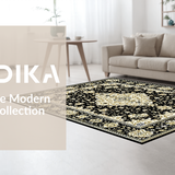 Luxurious Vintage Inspired Ornate Design(Black)