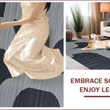 Modern Geometric Border Design(Gray)