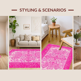 Vivid Cozy Textured Oasis(Pink)