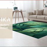 Tropical Botanical Velvet Aesthetic(Green)