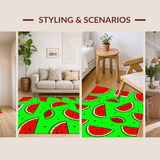 Vibrant Watermelon Slice Motif(Red)