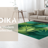 Dynamic Abstract Tropical Print(Green)