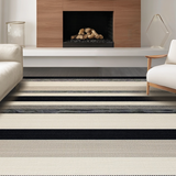 Modern Beige Black Symmetry(Beige)