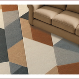 Modern Geometric Non Slip(Beige)