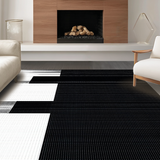 Elegant Textured Symmetrical Design(Black)