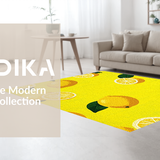 Cheerful Lemon Fruit Motif(Yellow)